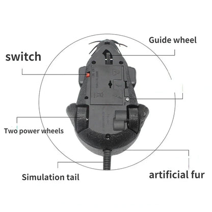 Rat Funny Cat Toy With Remote Control Mouse - Cute Wireless Pet Supplies for Cats