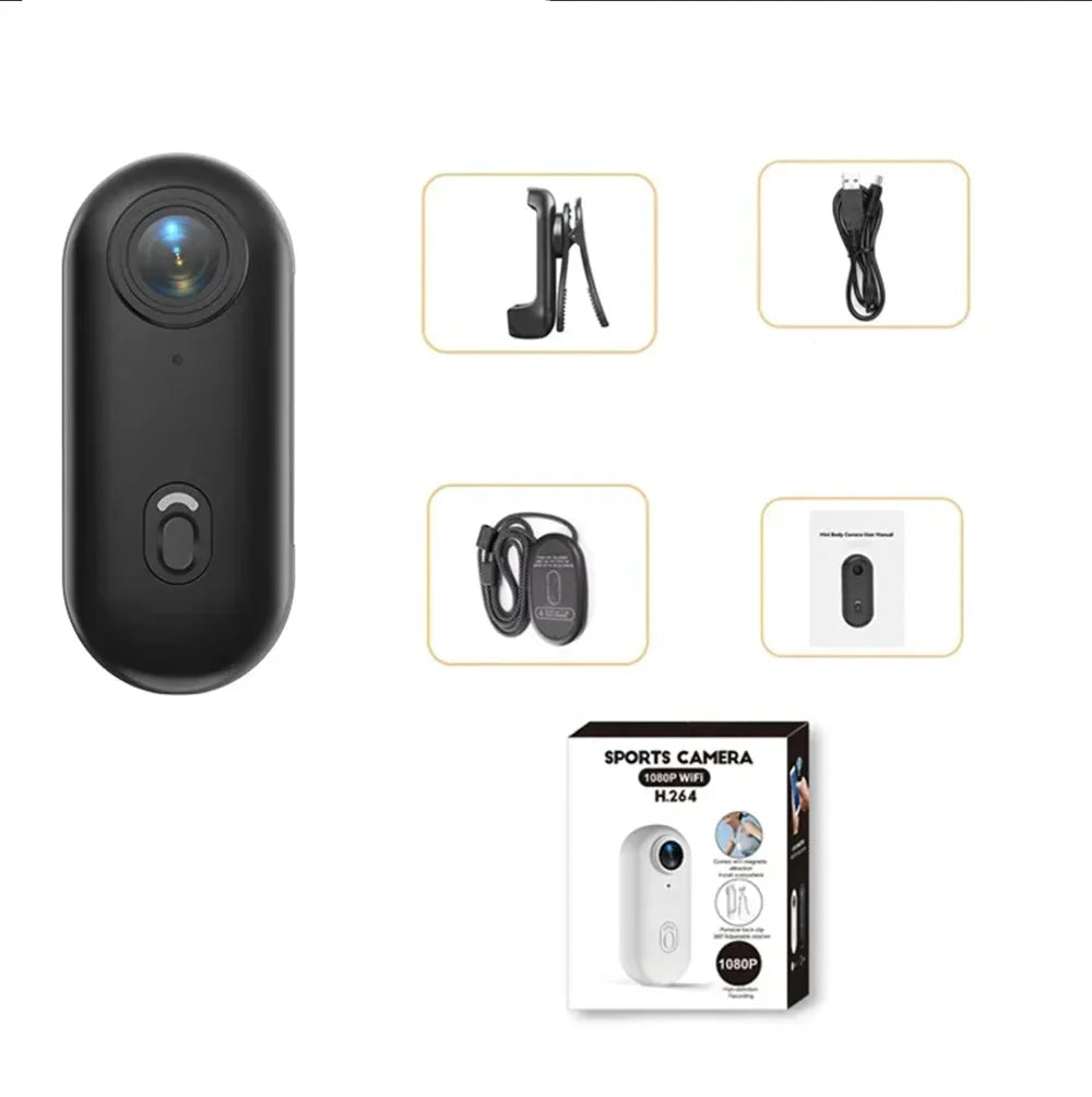 Action Camera Mini 4K 1080P Helmet And Bike Mount WiFi Full HD Sports Cam Summer 2026 Gear For Action Sports