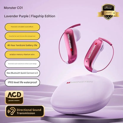 Bluetooth Headphones Ear Hook Wireless Noise Canceling Waterproof Fall 2026 Gift