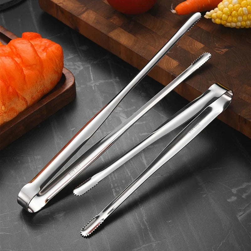 Stainless Steel BBQ Tongs Non-Slip Heat Resistant Grill Food Clip – Kitchen & Outdoor 2026