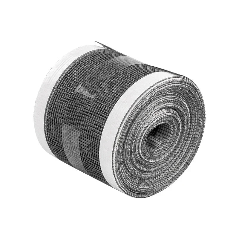 Shower Drain Hair Catcher Mesh Filter Self Adhesive Cuttable Roll Disposable Hair Filter For Bathroom And Kitchen Sink
