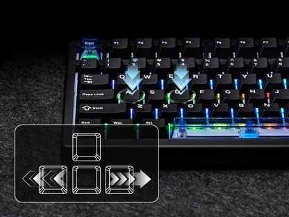 Mechanical Keyboard 75 Percent Hot Swap Gasket Mount Wired