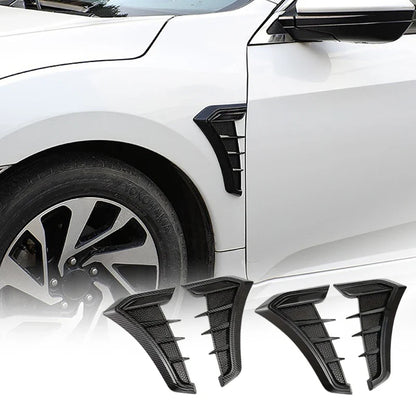 Car Hood Vents Universal Air Intake Scoop Carbon Fiber Look Exterior Decoration TikTok Viral Fall 2026 Gift Idea