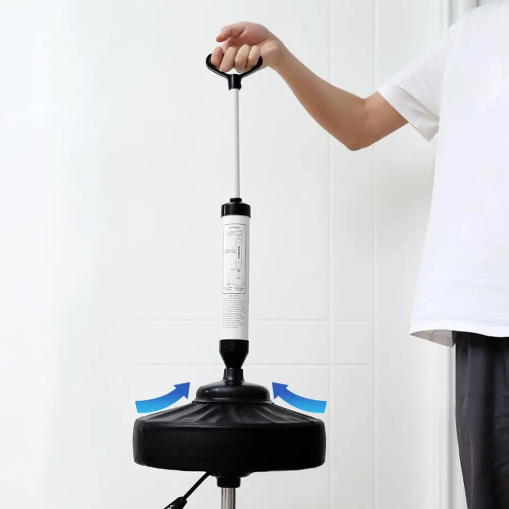 Toilet Plunger High Pressure Pump With Dual Suction Cups - Bathroom Drain Opener, Pipeline Dredge Tool