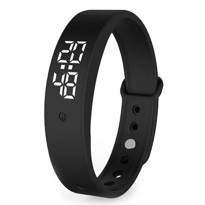 Smart Bracelet Silicone Band Fitness Tracker Waterproof Body Temperature Monitor Vibration Alarm Spring 2026 Trend