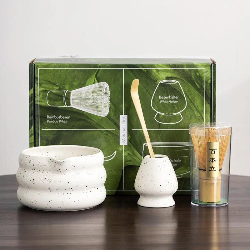 Matcha Whisk Bamboo Chasen Tea Set Tea Ceremony Essentials Fall 2025 Creates Creamy Froth Eco Friendly Gift