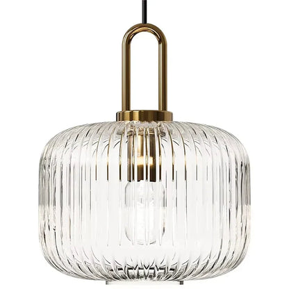 Japandi Glass Pendant Light Japanese Nordic Hanging Lamp Warm