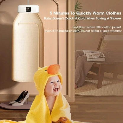 Mini Portable Electric Dryer - Foldable Fast Drying Household Cabinet for Travel