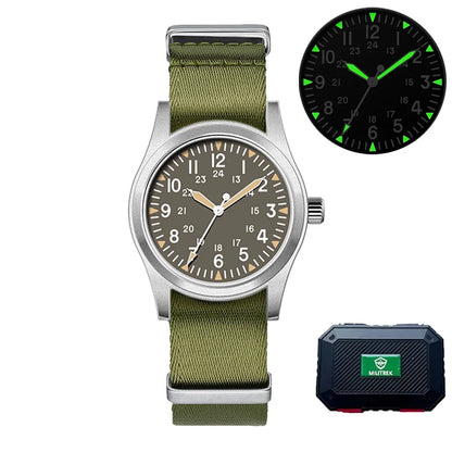 Military Quartz Field Watch 37mm Sapphire Fall 2025