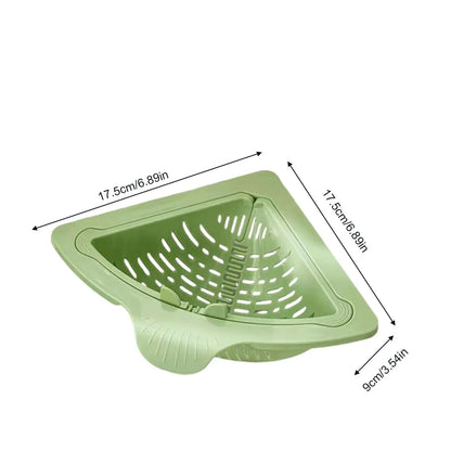 Magnetic Sink Drain Basket Triangle Stainless Steel For Vegetables And Fruit Drainage Eco Friendly Kitchen Organizer