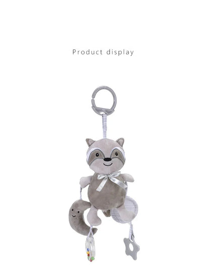 Elephant Plush Rattle Newborn Sensory Toys Soft Bell