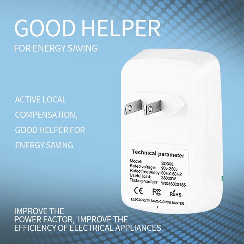 Power Saver Box Energy Saving Device 90V-250V Voltage Stabilizer for Home and Office Fall 2026