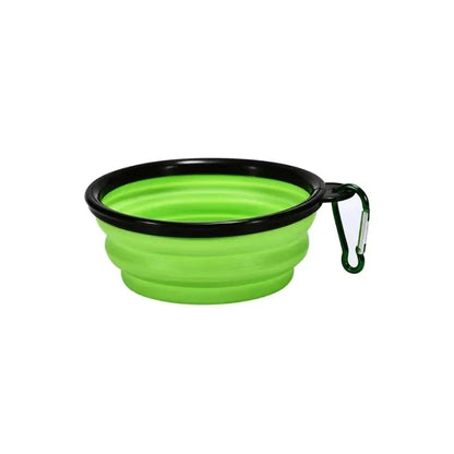 350ml Pet Folding Bowl - Portable Dog & Cat Food Water Bowl