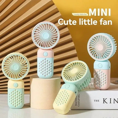 New Handheld Charging Fan - Cute Mini USB Pocket Fan for Students