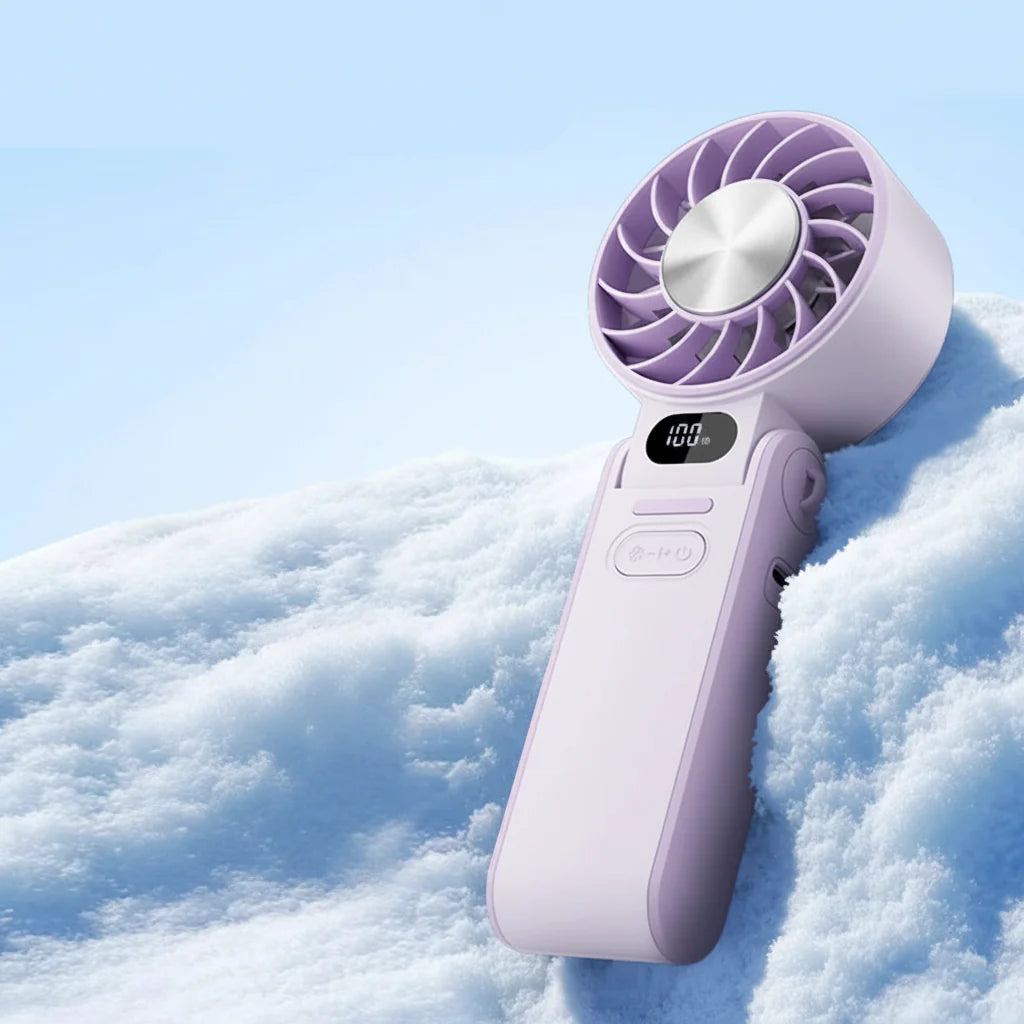 Handheld Fan Foldable Outdoor Cooling 3600mAh Battery 100 Level Turbo Summer 2026