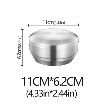 Stainless Steel Double Layer Rice Bowl With Lid Insulated