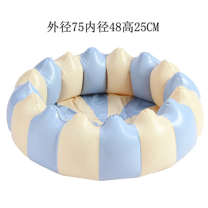 Inflatable Mermaid and Dinosaur Swimming Pool for Kids, Durable PVC, Multiple Sizes 90CM-150CM, Fun Outdoor Summer Activity
