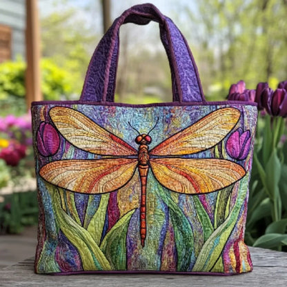 Durable Timeless Women's Tote Bag – Quilted, 3D Floral Embroidery, Cotton, Everyday Use