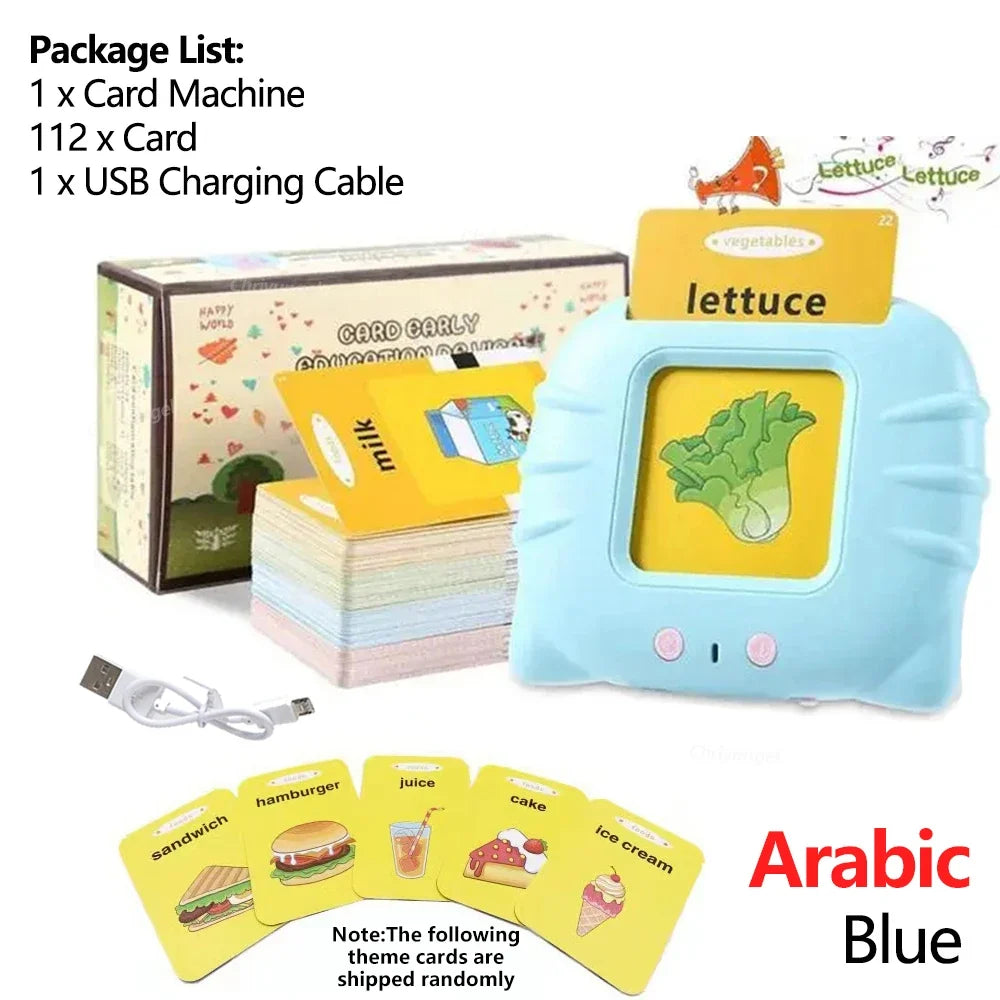 Variant image for Interactive Educational Toy Flash Card Learning Machine for 2-6 Year Olds, Screen-Free Learning with Audio Function-2