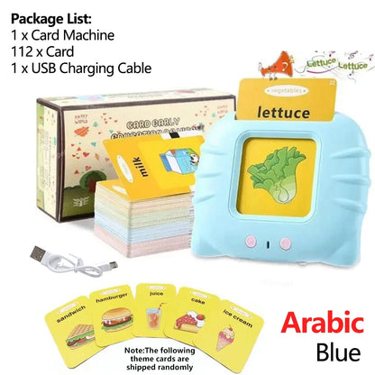 Variant image for Interactive Educational Toy Flash Card Learning Machine for 2-6 Year Olds, Screen-Free Learning with Audio Function-2