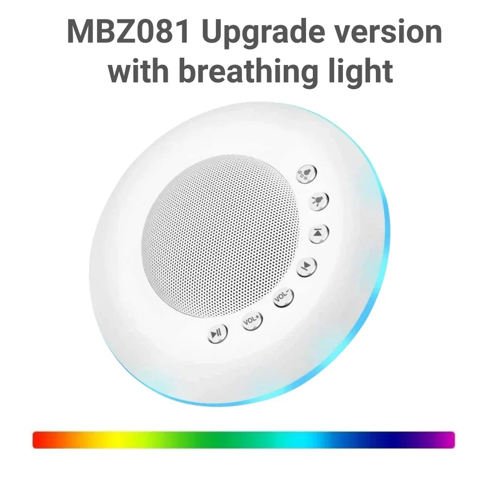 White Noise Machine USB Rechargeable Portable Baby Sound Machine 28 Soothing Sounds Memory Fall 2025 Calming Sleep Aid