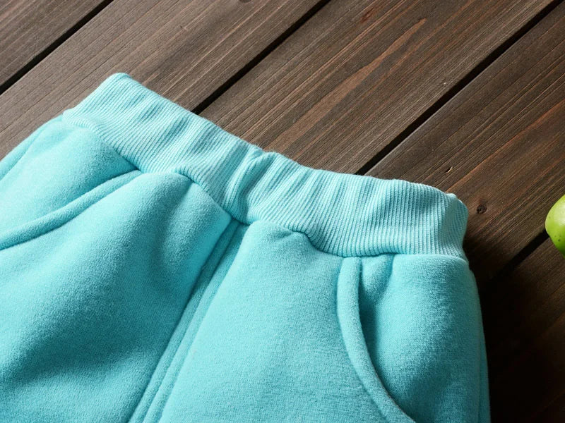 Additional gallery view 9 of kids thick velvet fleece 3-piece sleepwear set