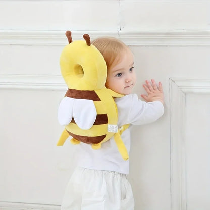 Baby Head Protection Pillow, Breathable Plush Anti-Fall Hat for Toddlers, Lightweight 30cm Soft Cushion