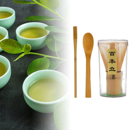 Bamboo Matcha Whisk Starter Kit Ceremonial Tea Eco Gift