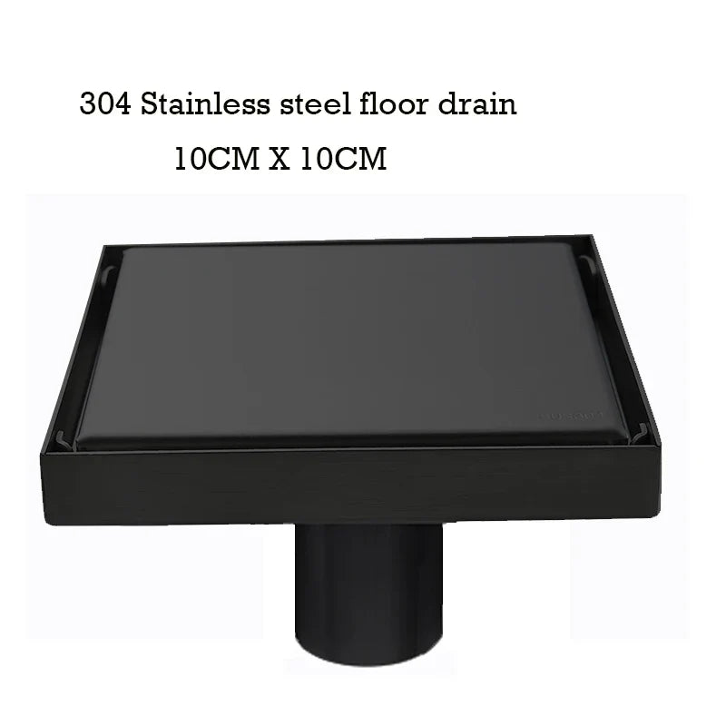 Floor Drain Invisible Square Shower Drain Anti Odor Stainless Steel Easy Clean 2026 Home Renovation Trend