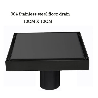 Floor Drain Invisible Square Shower Drain Anti Odor Stainless Steel Easy Clean 2026 Home Renovation Trend