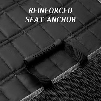 Dog Car Seat Cover Hammock Pet Carrier - Waterproof Travel Seat Protector Road Trip 2025 Secure Cushioned Space