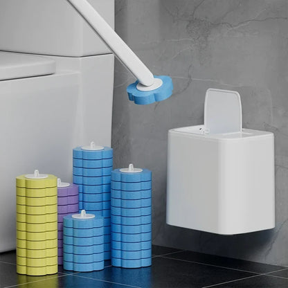 Disposable Toilet Brush Cleaning Kit With Long Handle Replacement Head And Auto Lid Opening, Eco Friendly Bathroom Tool Fall 2026