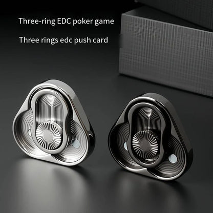 Fidget Spinner Coin Metal Triangle EDC Hand Toy for Decompression TikTok Viral Fall 2026 Gift