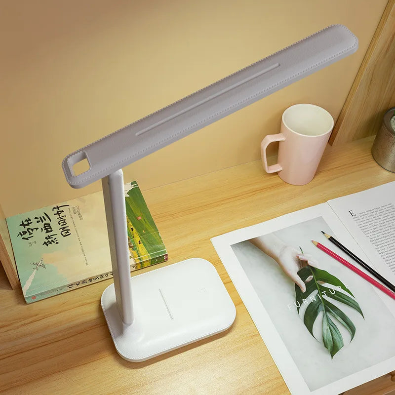 LED Desk Lamp Touch Dimmable Rechargeable Eye Protection