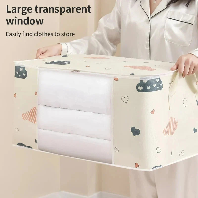Large Capacity Dustproof Quilt Storage Bag - Home Organizers for Clothes & Bedding