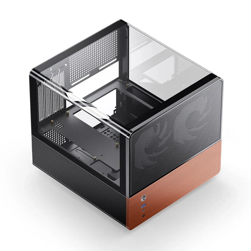 Mini ITX MicroATX PC Case Sea View Glass Compact Gaming