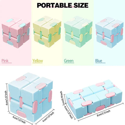 Magic Puzzle Cube Anti Stress Relief Toy for Adults and Kids