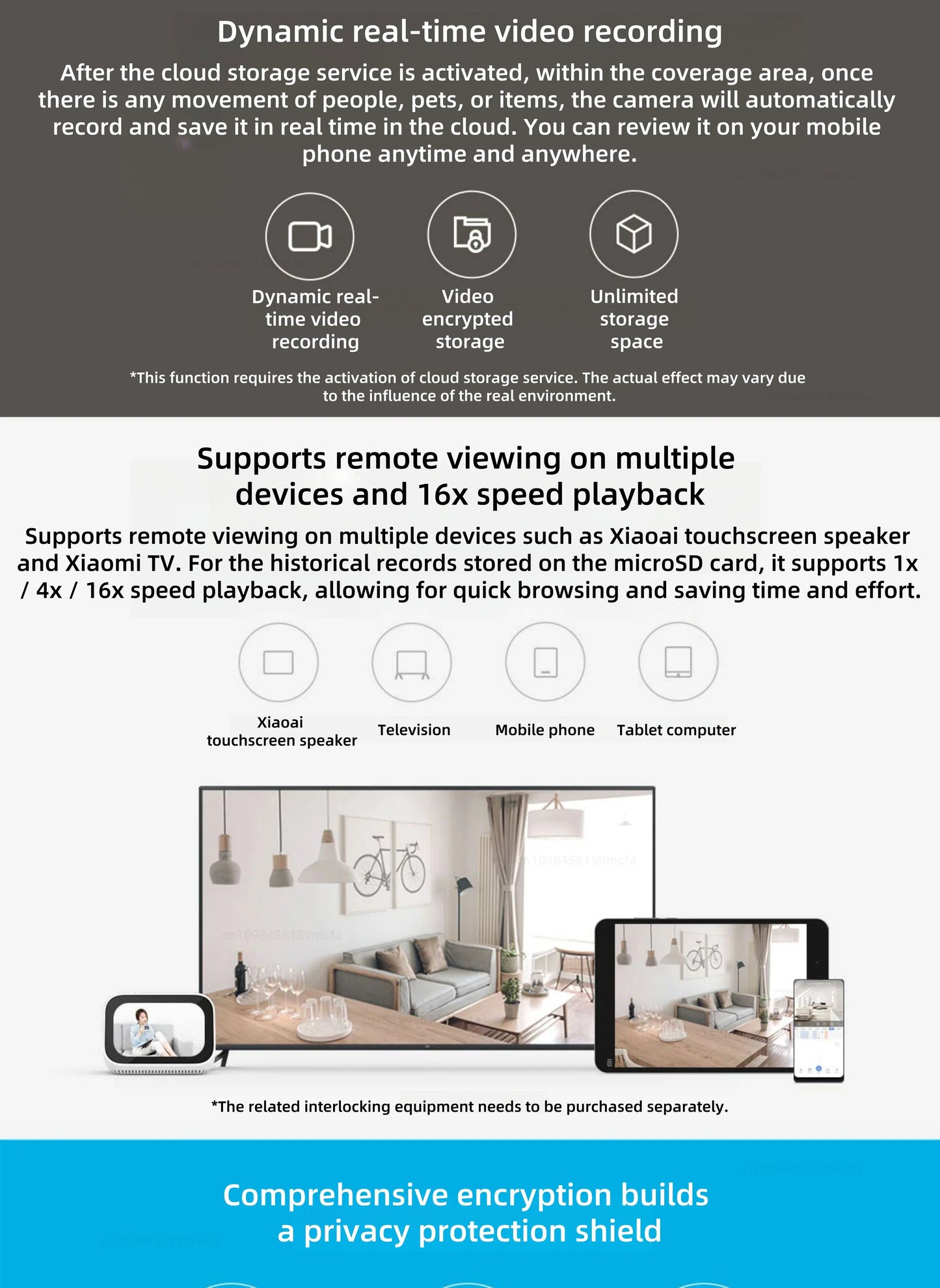Smart Home Security Camera 2K PTZ 3MP Night Vision AI