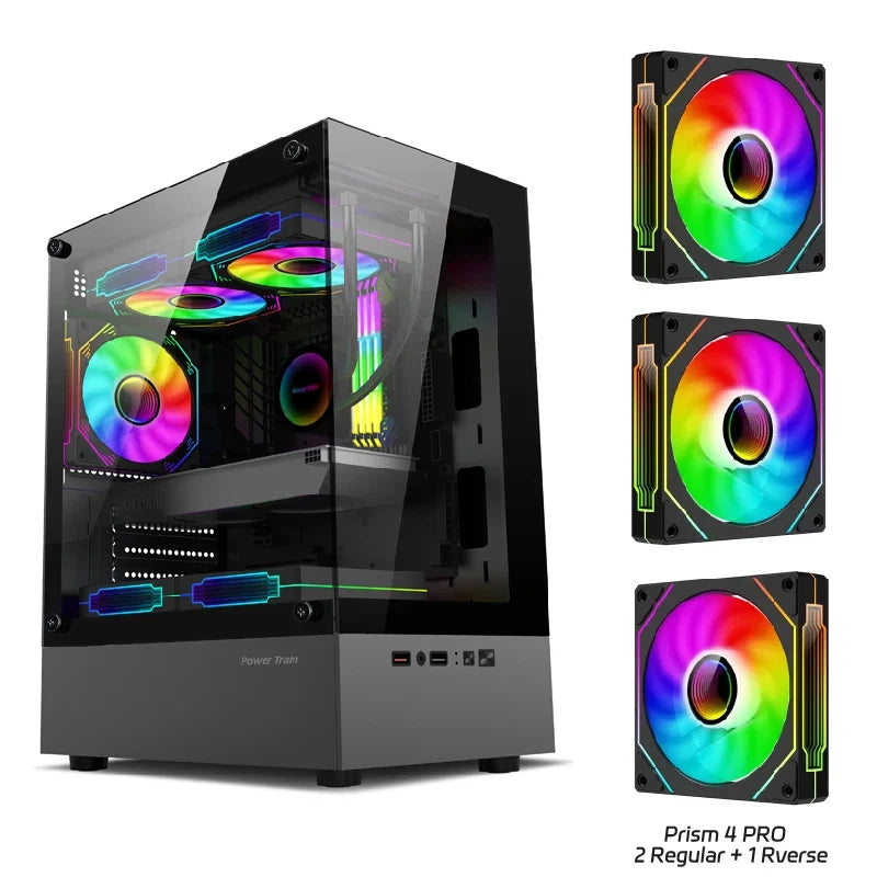 Mini ITX PC Case 240mm Water Cooling MicroATX Chassis
