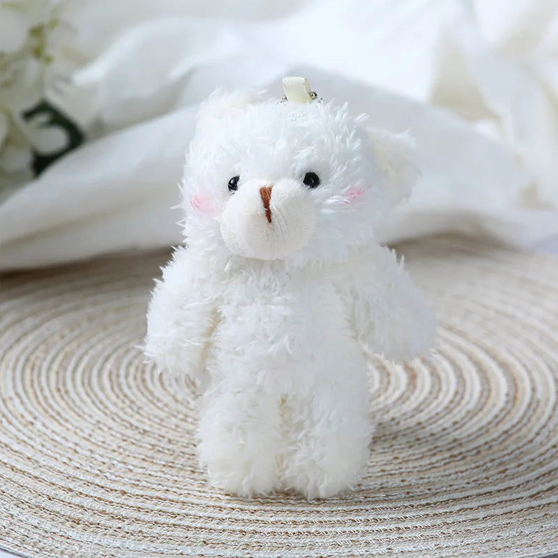 Variant image for Cute 12cm Plush Rabbit Keychain Doll - Soft Stuffed Animal Keychain Gift for Girls in Blush Pink-8