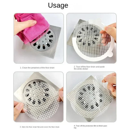 Floor Drain Filter Hair Catcher Screen Disposable Prevent Hair Clogs Drain Stopper Cover Bathroom Accessory Fall 2026