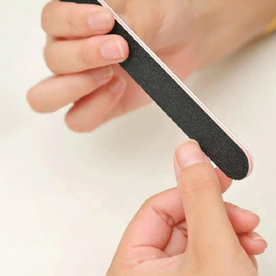 Nail Files 5 Piece Emery Board Set Back to School 2026 Sandpaper Nail File Kit DIY Manicure