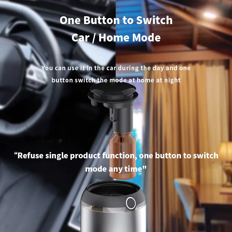 Car Air Freshener AI Smart Aroma Diffuser USB Charging Compact Car Diffuser Fall 2025 Quiet Auto Aromatherapy