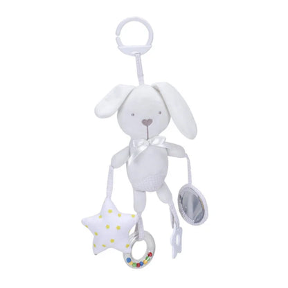Elephant Plush Rattle Newborn Sensory Toys Soft Bell