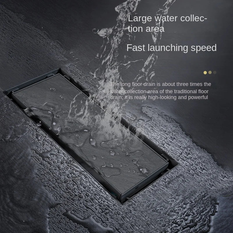 Floor Drain Invisible Square Shower Drain Anti Odor Stainless Steel Easy Clean 2026 Home Renovation Trend
