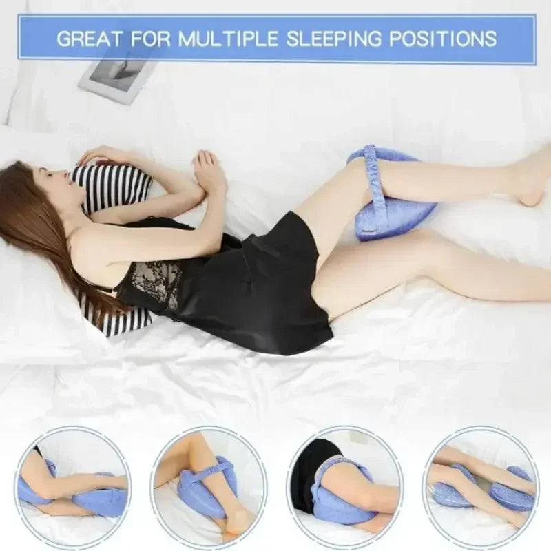 Memory Foam Leg Pillow Orthopedic Thigh Support Cushion Sciatica Back Pain Relief Fall 2025