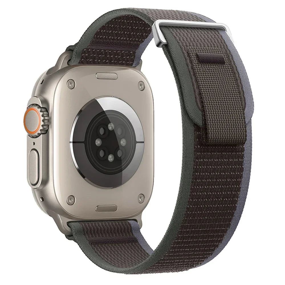 Nylon Trail Loop Apple Watch Band - Breathable Sport Strap for Ultra 3 2, Series 11 10 9 8 7 41-49mm