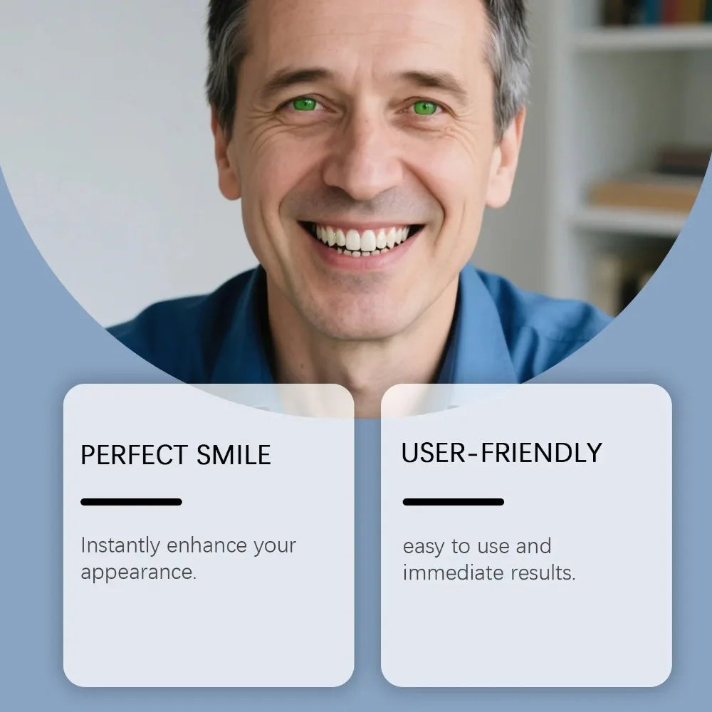 Soft Silicone Temporary Dentures Full Set – Safe, Easy Fit, Instant Smile Restoration 2026