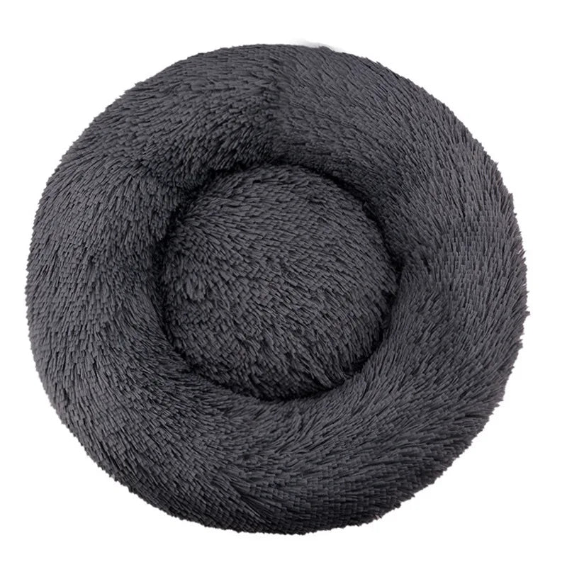 Pet Bed Round Plush Bed Winter Warm 2026 Washable Cozy Comfort For Pets