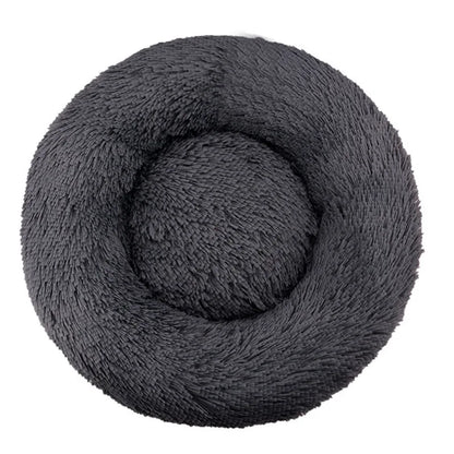 Pet Bed Round Plush Bed Winter Warm 2026 Washable Cozy Comfort For Pets